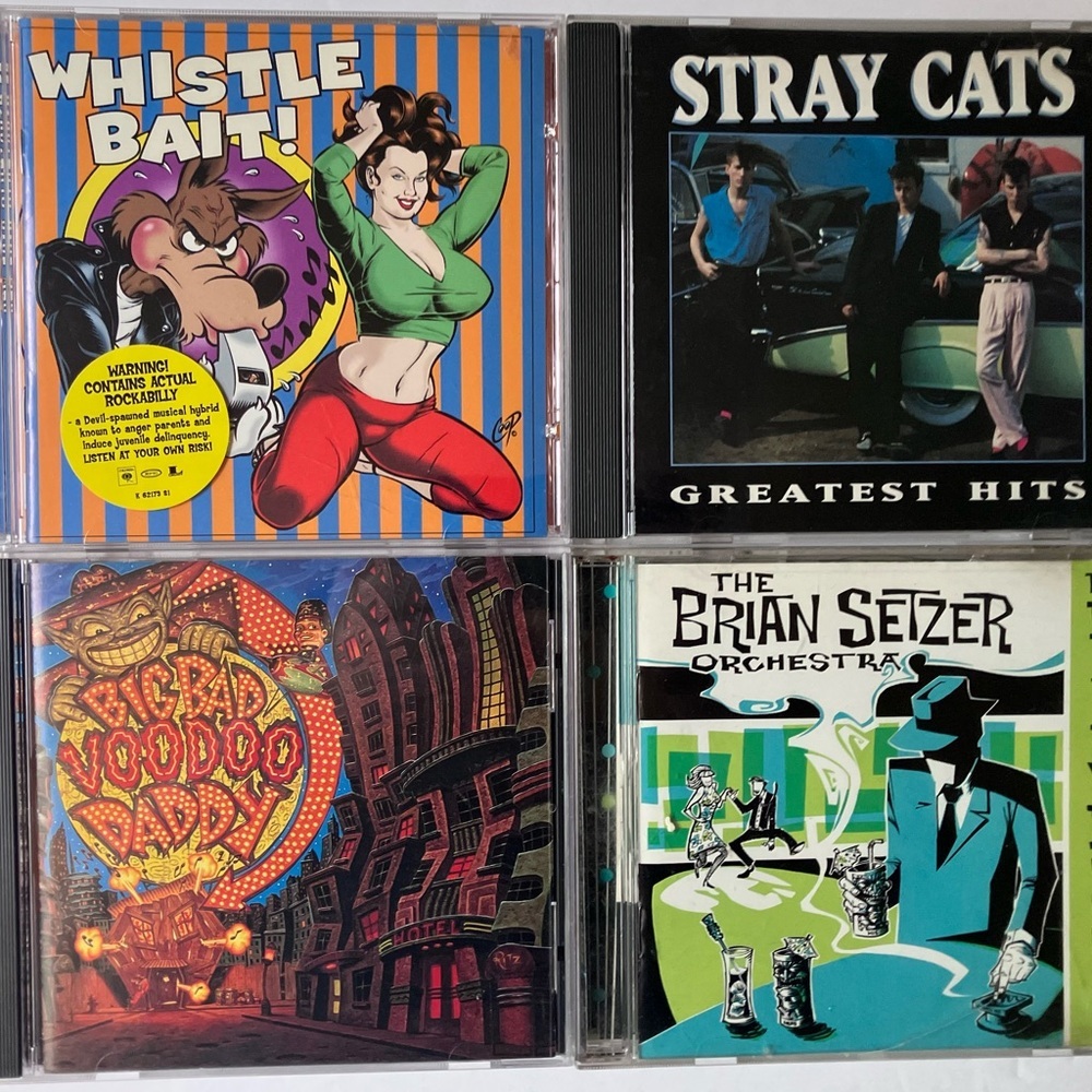 4 Swing/Rockabilly CD’s